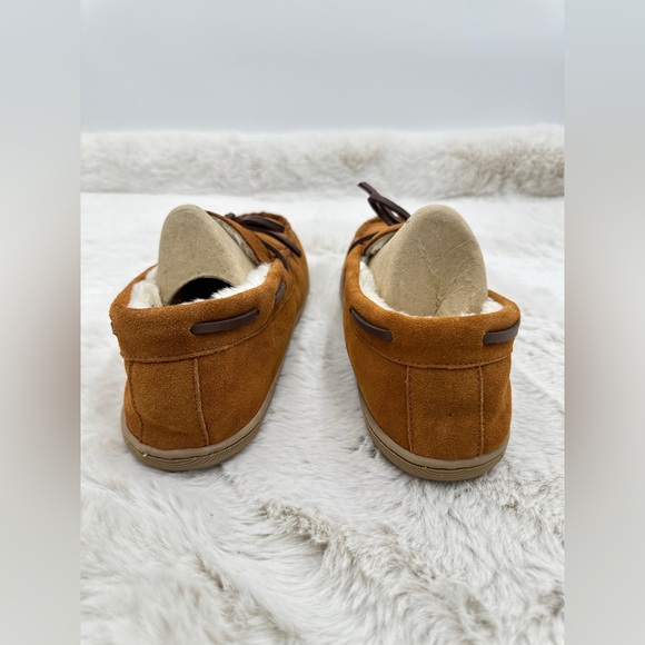 J. Crew Sherpa-lined suede‎ slippers Size 9 Men’s NWOT - Picture 7 of 13